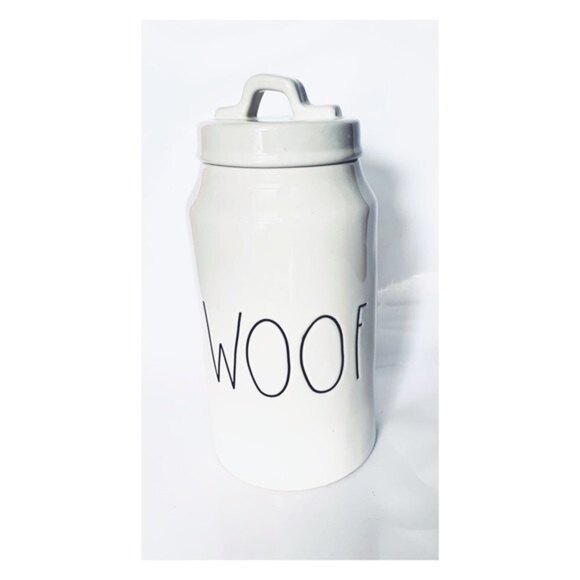 Rae‎ Dunn Woof Ceramic Snack Treats Canister - Picture 5 of 7